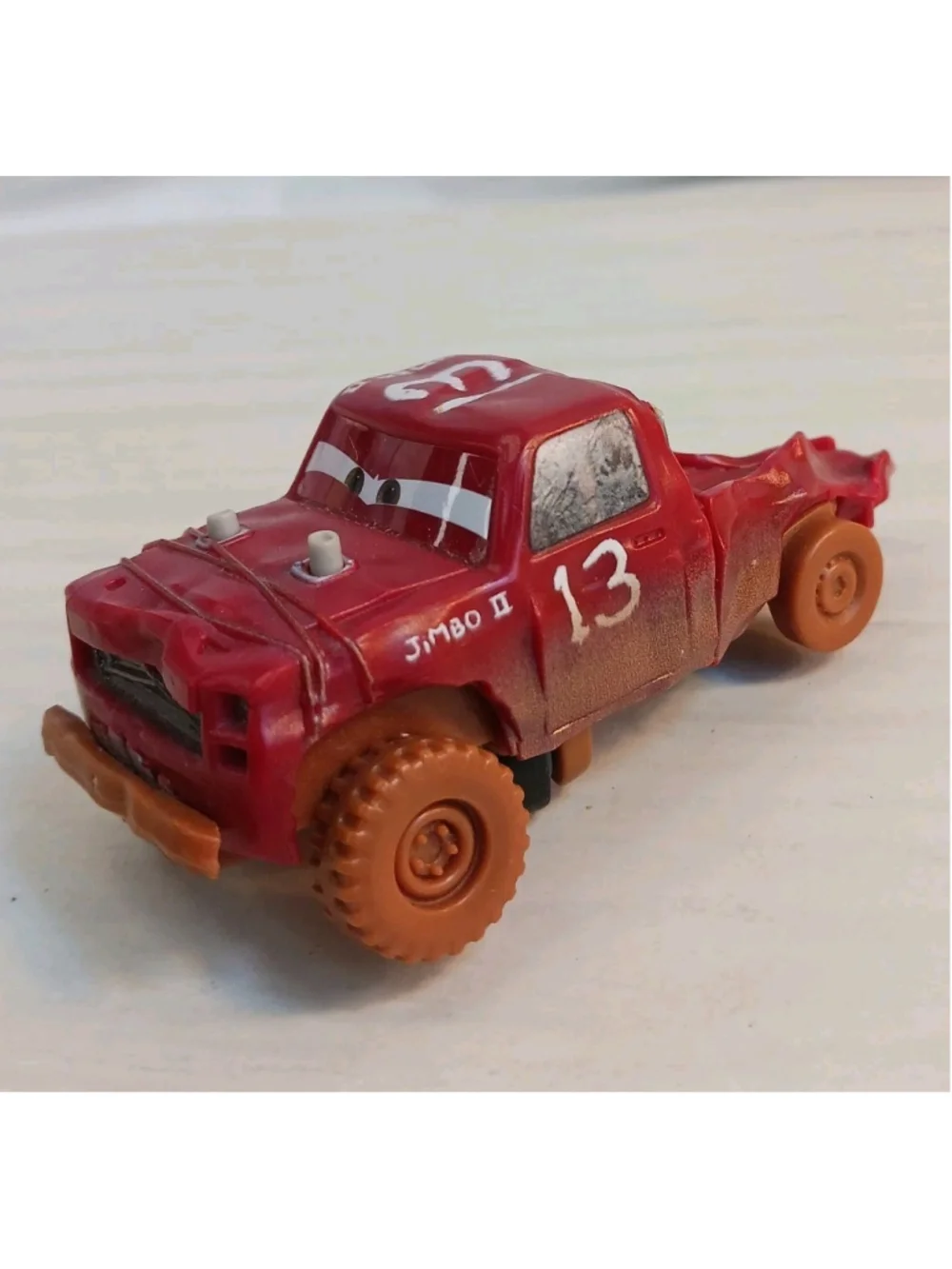 Disney Pixar Cars No.13 Jimbo II Crazy 8 Racer Die Cast 1:43 scale _B35